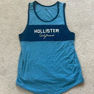 Worn only once  Turquoise Hollister tank top